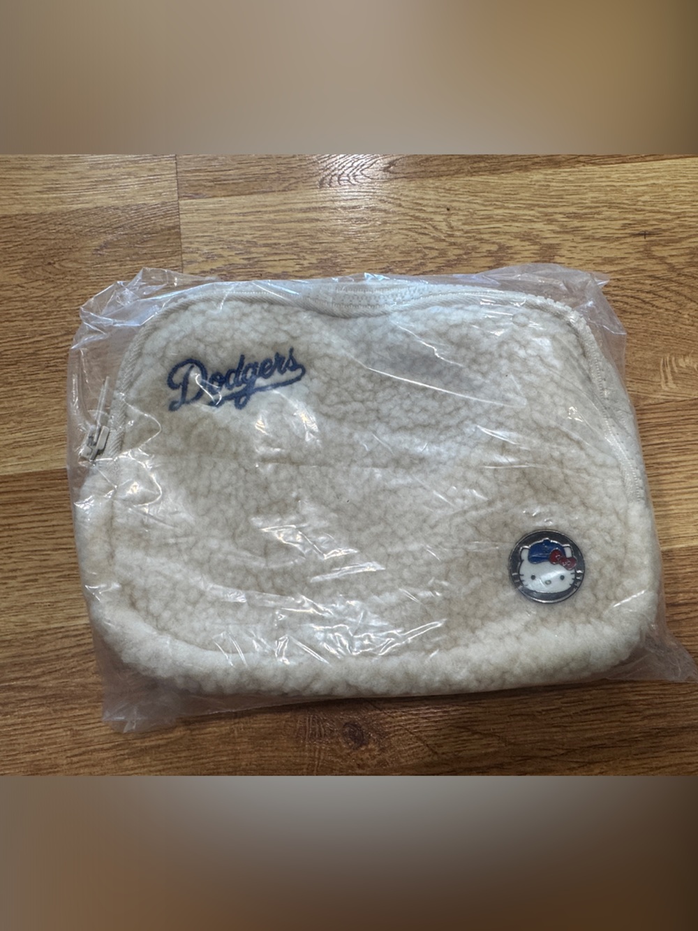 Hello Kitty x Dodgers Sherpa Fanny Pack